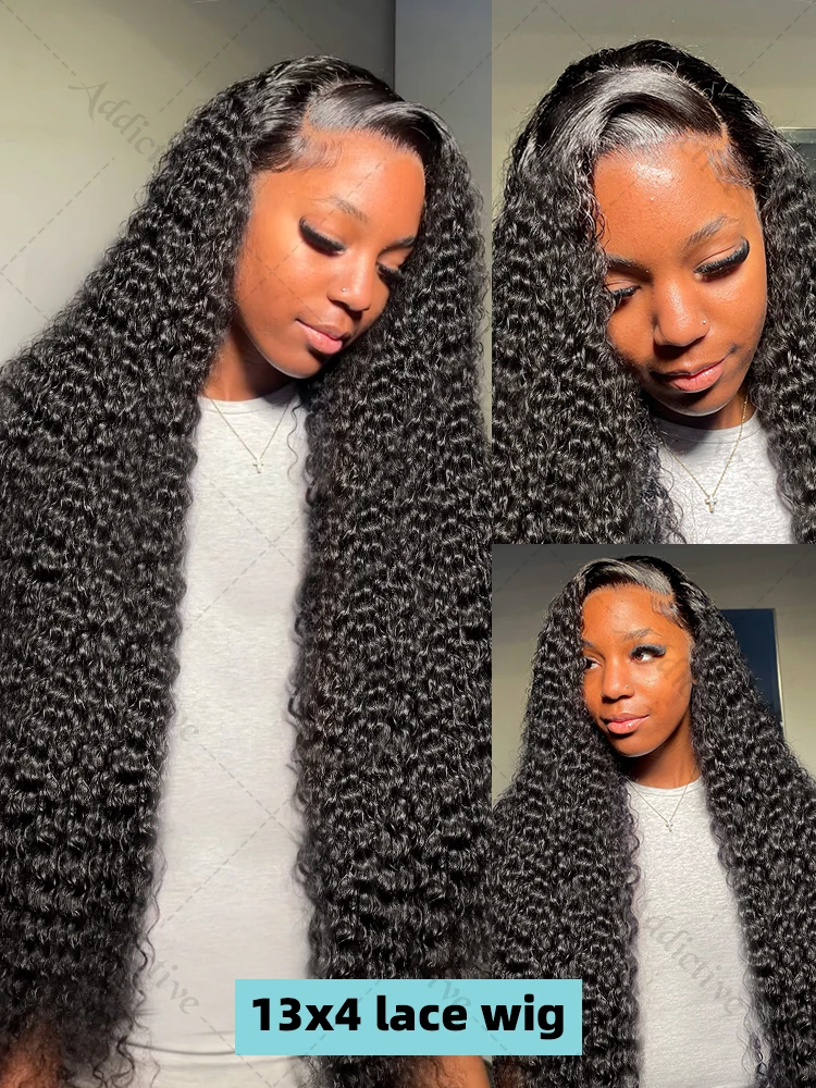 Deep Wave HD Lace Front Human Hair Wigs Transparent Brazilian 30 40 Inch Water Wave Lace Frontal Wig For Women human hair wig,lace front wig,human hair wigs,front lace wig