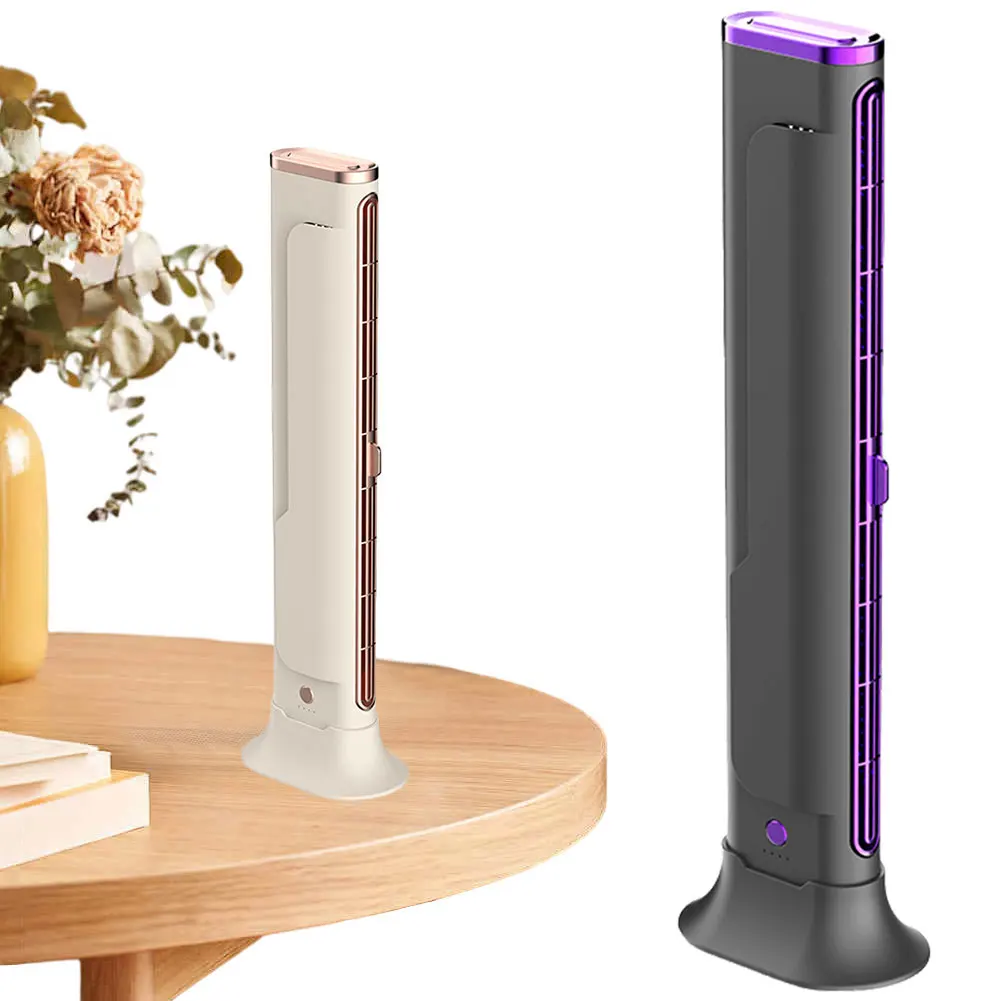 Tower Fan Adjustable Vents Air Condition Fan Space-Saving Oscillating Fan for Bedroom Home Office Room