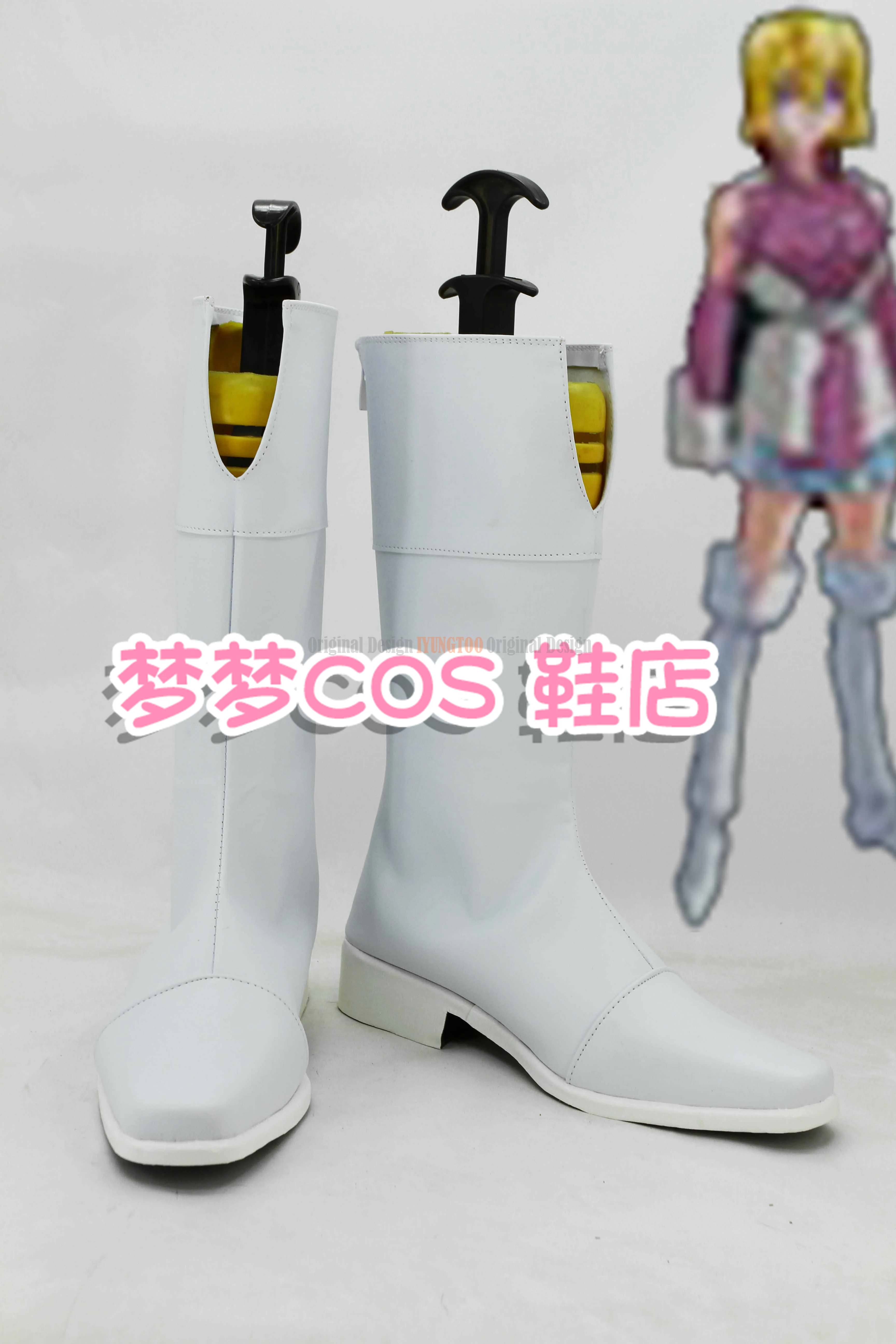 

Mobile Suit Zeta Gundam seed Stellar Loussier Anime Characters Shoe Cosplay Shoes Boots Party Costume Prop