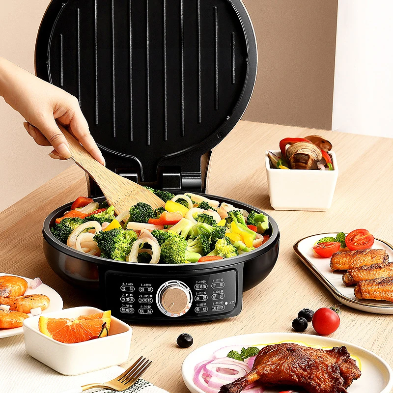 Electric Frying Pan Electric Pancake Griddle Household Double-sided Heating Electric Pancake Stall Pan Machine Pan