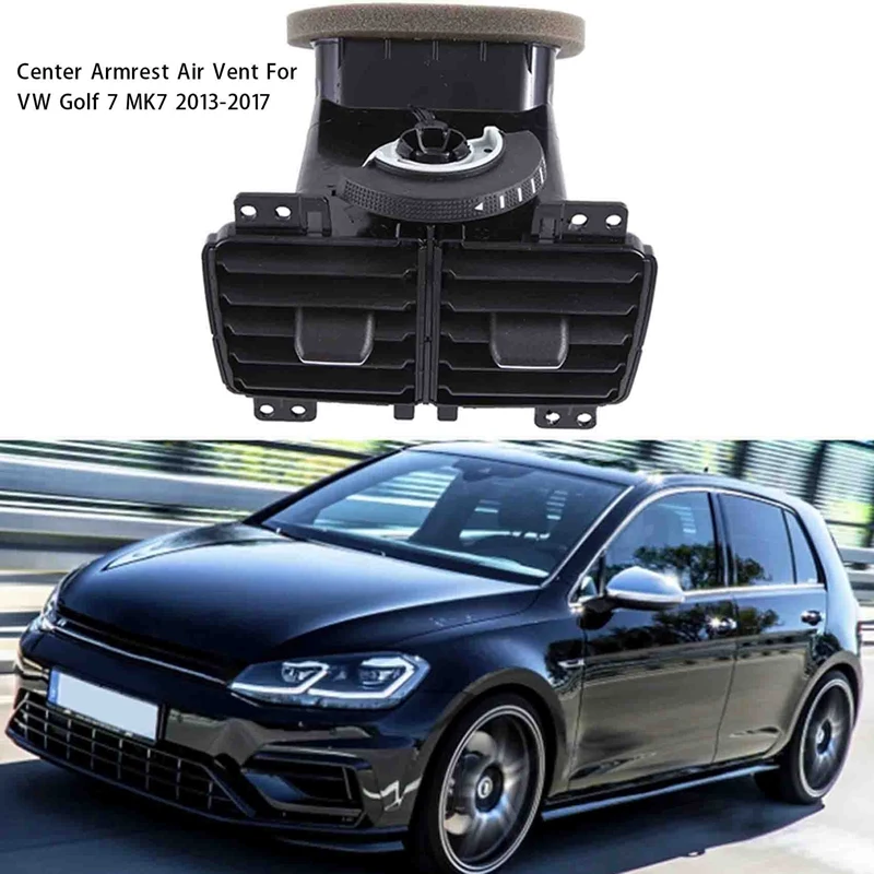 

Rear Air Conditioning Outlet Center Armrest Air Vent Assembly Replacement For VW Golf 7 MK7 2013-2017 5GG819203