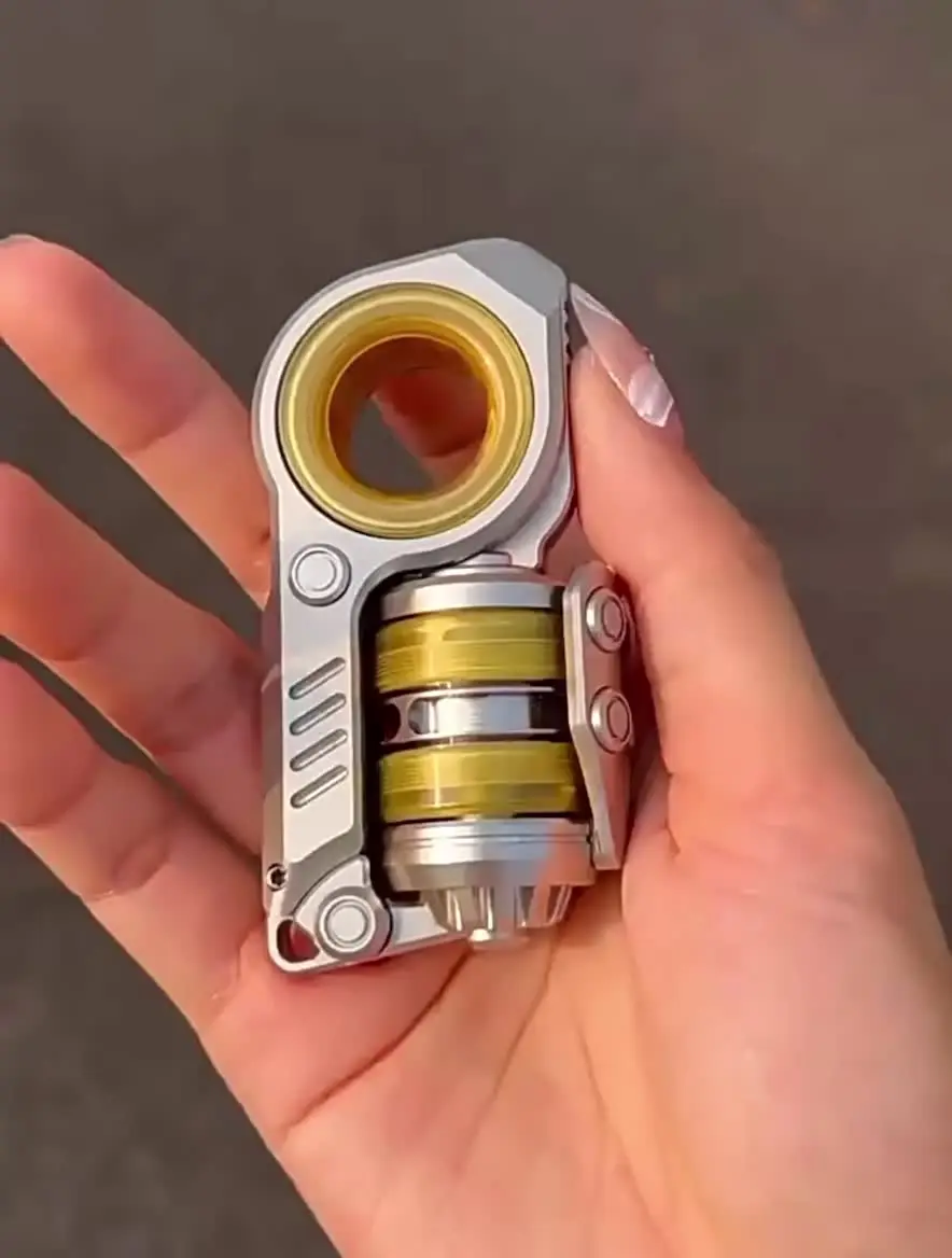 新品 フィジェットトイ スタングレネード 音叉内蔵 EDC スピナー スライダー 新品 フィジェットトイ スタングレネード 音叉内蔵 EDC スピナー