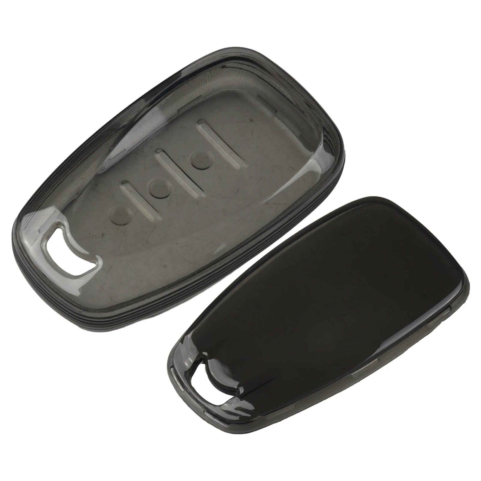Transparent Shell Cover Holder Car Key Fob Case For Chevrolet Blazer 2019-2023 TPU Smart Remote Key Cover Decoration Case
