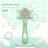 Children's Sunflower Bubble Toy Handheld Bubble Boy Girl Outdoor Gift Toy (excluding Bubble Liquid And Battery) 5