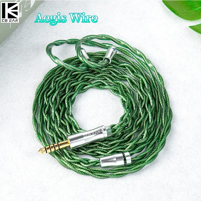 Headphone IEM Cable 2Pin 3.5mm 3.6ft, KBEAR ZiXiao 2 Strand-201 Core - View #2