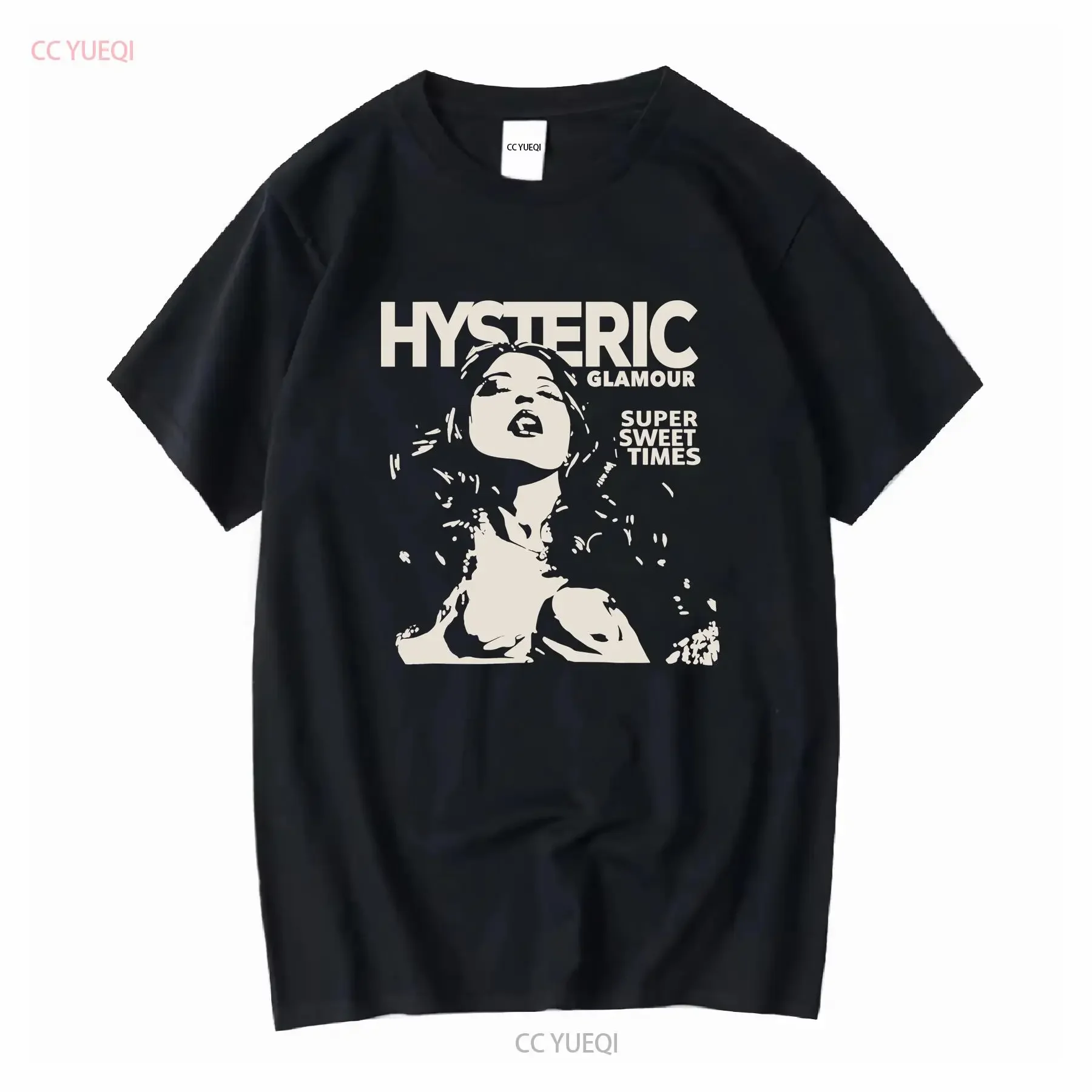 Hysteric Glamour t shirt Super Sweet Times black cotton NH2720