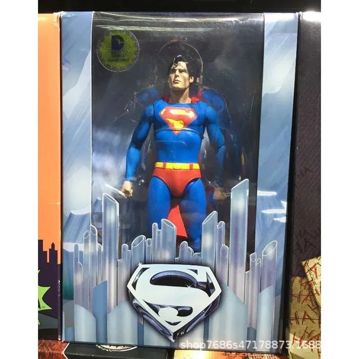 NECA Marvel The Avengers 7 pulgadas Superman Batman PVC figuras de acción colección modelo niños regalo juguetes 18 cm