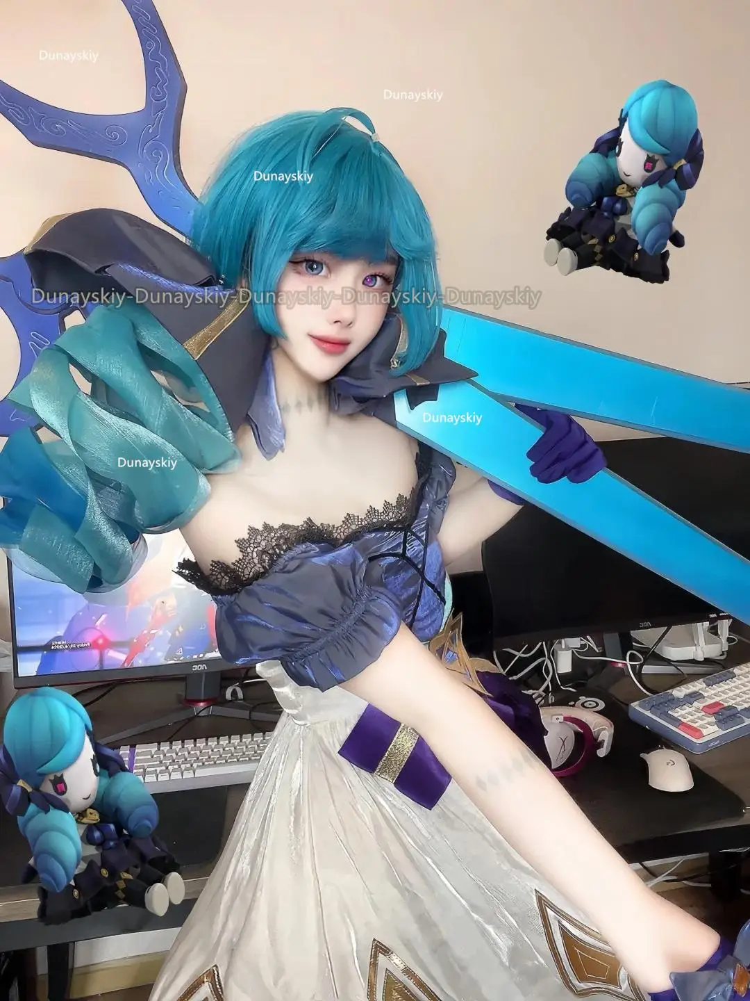 ウェッグ、道具付き】League of Legends コスプレ衣装 ソナ L 【公式通販】