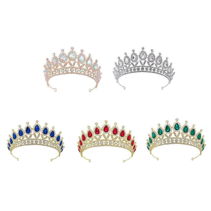 

Queen Tiaras for Unisex Wedding Princess for Xmas Headband Decor Dropshipping