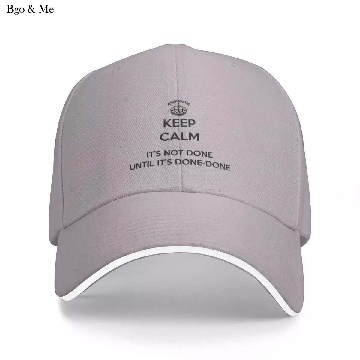 

2023 New Scrum Master Keep Calm. Its Not Done Till Its Done Done Cap Baseball Cap Trucker Cap Caps For Men Women's