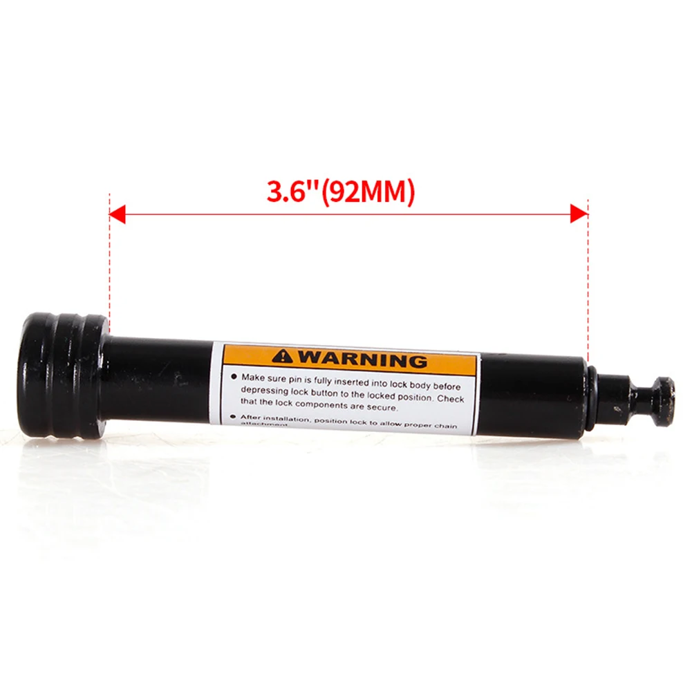 Hitch Receiver Pin Lock 2 Inch Receiver 5/8 Inch Pin Anti-Rattle O-Rings for Tow Truck Boat Bike