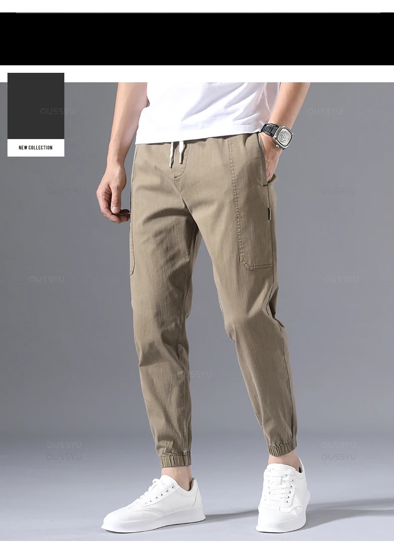 Spring Cargo Pants Men Pants Slim Fit Ankle-Length Military Track Trousers  Clothes Men Clothing,C,XL : Amazon.co.uk: Fashion