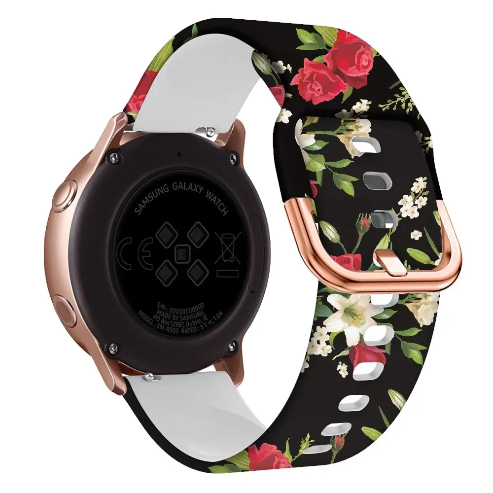 20mm Silicone Smart Watchband