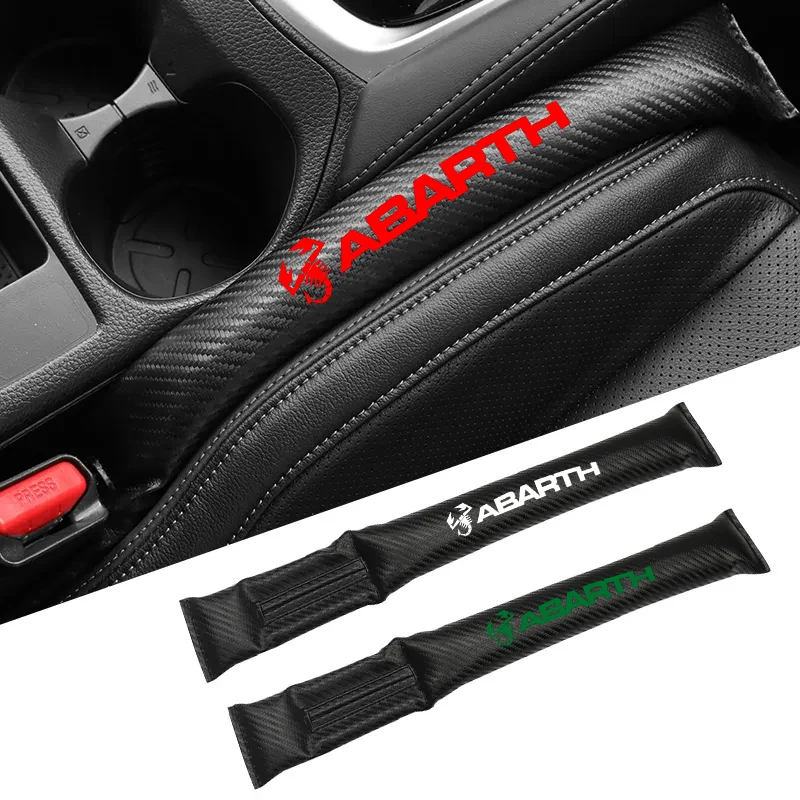 

Carbon Fiber Car Seat Gap Plug Filler Pad for abarth 695 595 500 500c 500s competizione 124 Accessories