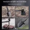 1pc Outdoor Small Foldable Camping Shovel, Multifunctional Hiking Entrenching Tool Portable Shovel 5