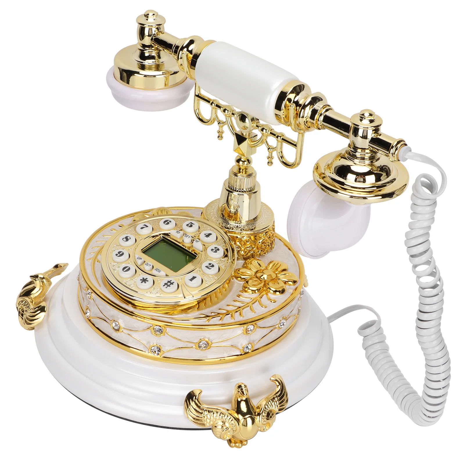 Electronics & Accessories Telephones & Handsets Rhinestone Rotary