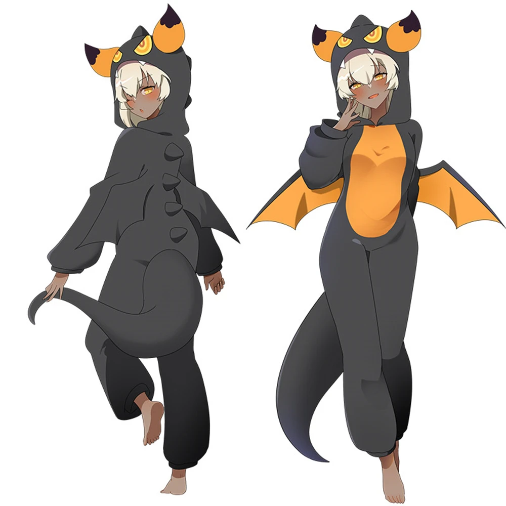 Anime Game Monster Hunter Zinogre Nergigan Cosplay Costume Kigurumi Adult Unisex Pajamas Flannel Jumpsuit Sleepwear Onesies
