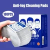 100PCS Disposable Eyeglass Cleaning Pads Traceless Quick Drying Anti-fog Glasses Wipes Dust Removal Remove Oil 1