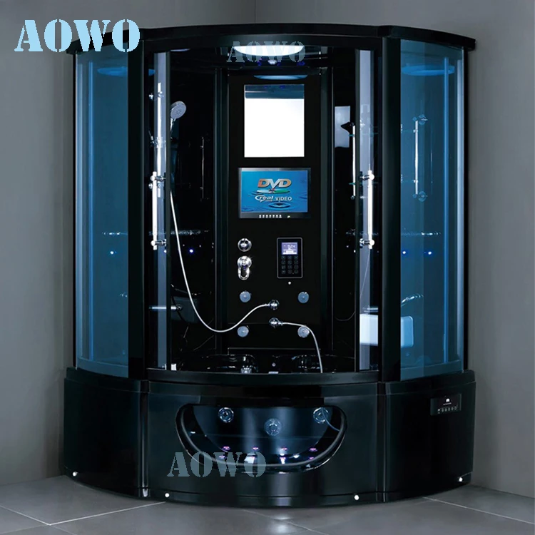 ห้องอาบน้ำสปา 2 ที่นั่ง พร้อมฝักบัวอบไอน้ำ พร้อมอ่างอาบน้ำจากุซซี่ ยี่ห้อ Yakozzy สำหรับโรงแรม ห้องนวด รุ่น 8113 1