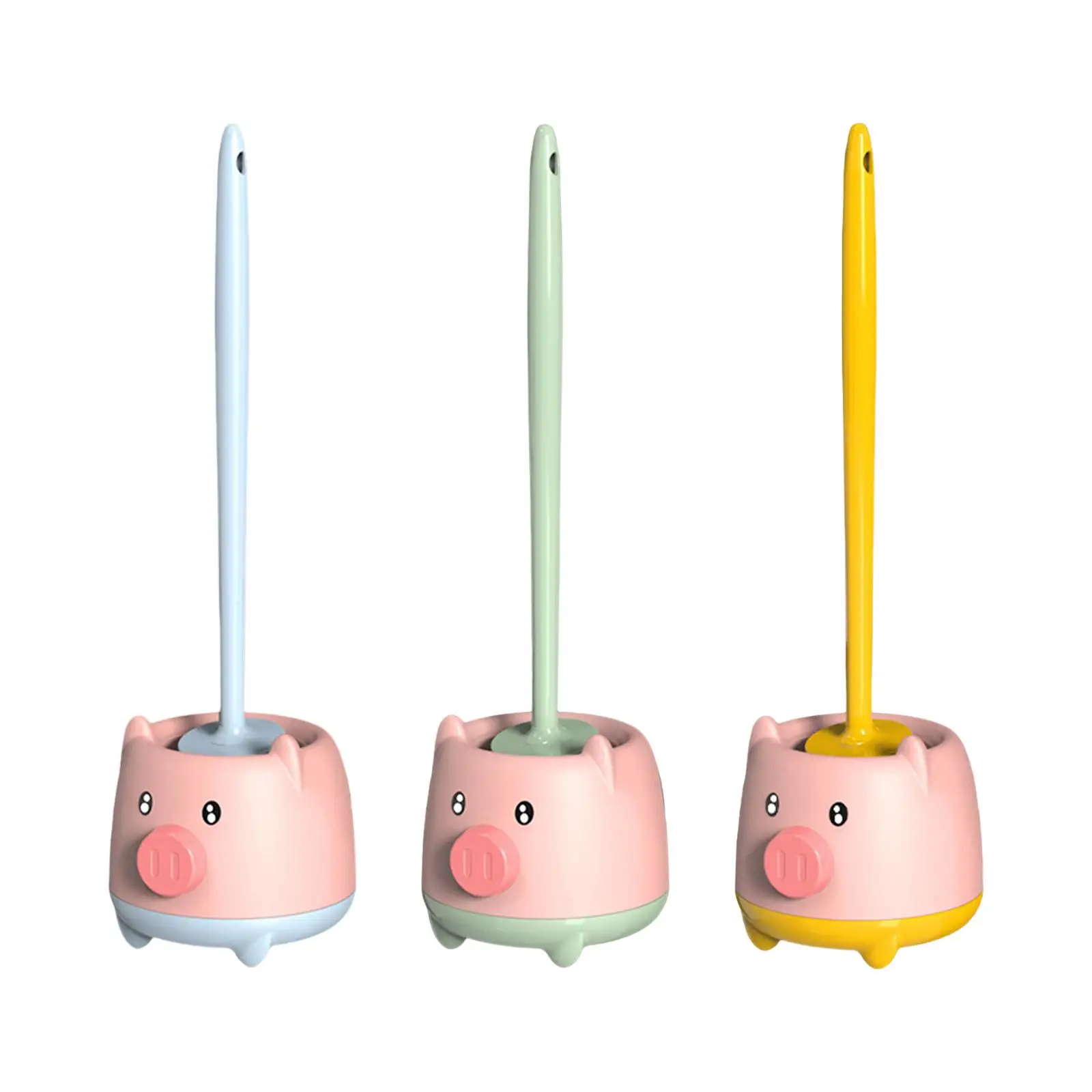 

Toilet Brush and Holder Set Hanging Bathroom Deep Cleaning Toilet Bowl Brush for Washroom Cleaning Supplies Bathroom Household