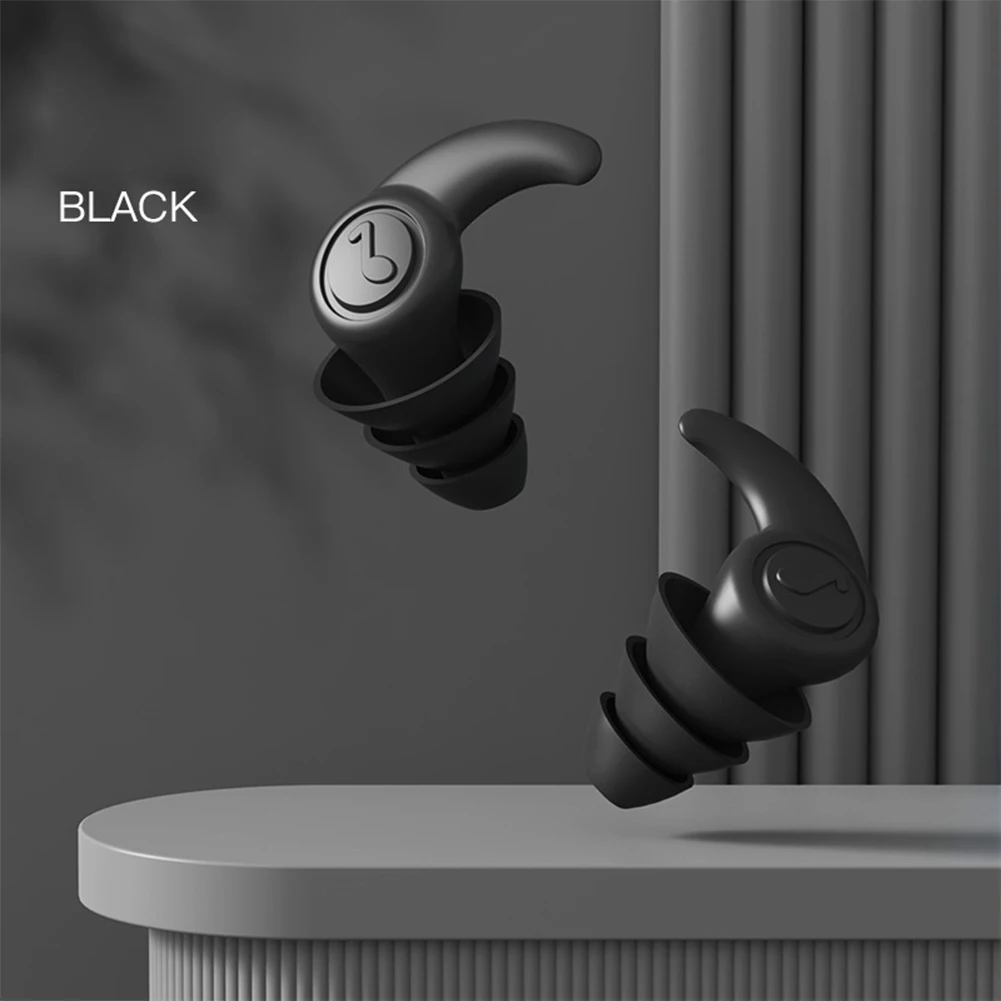 Silicone Noise-Reducing Sleep Earplugs for Soundproof Comfort
