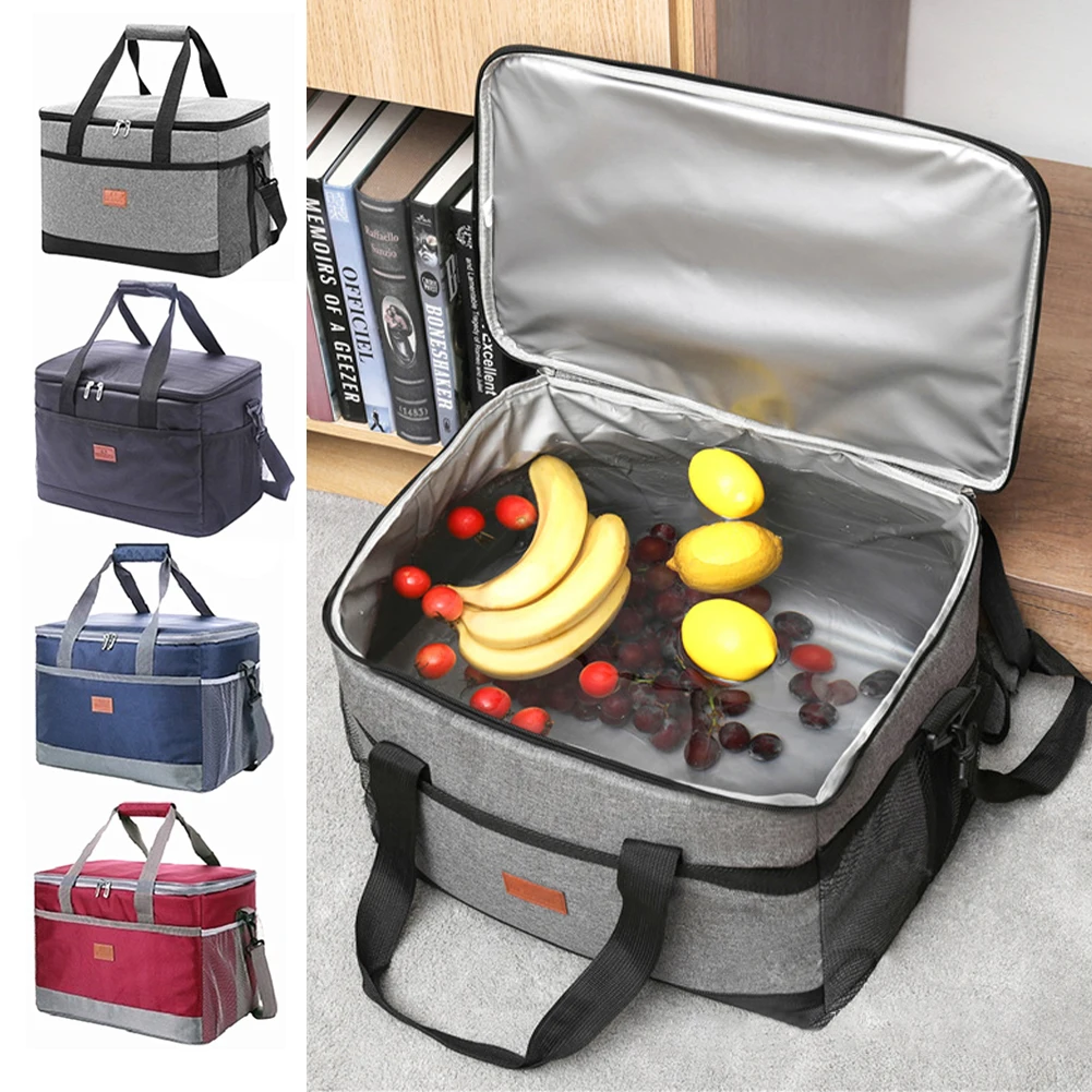 

Large Thermal Insulation Bag Leakproof Waterproof Food Insulated Bags Picnic Camping Food Container Bag Cooler Drink Carrier