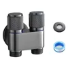G1/2 1-In-2-Out Dual Control Valve 1 In 2 Out Dual Control Valve 1 In 2 Out Washing Machine Toilet Faucet For Bidet Bathroom 5