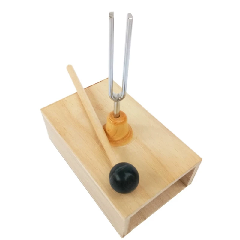 

Новинка, хит продаж, вилка для настройки с деревянным резонатором 512 Гц для звуковой терапии, йоги, медитации и расслабления