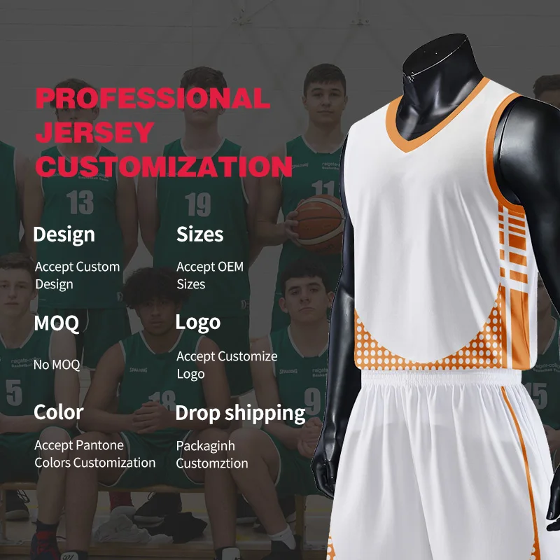 Adults Polyester Basketball Wear Cheap Mens Basketball Jersey Uniform Design Color Blue Plus Size Breathable Shirt ZL1426