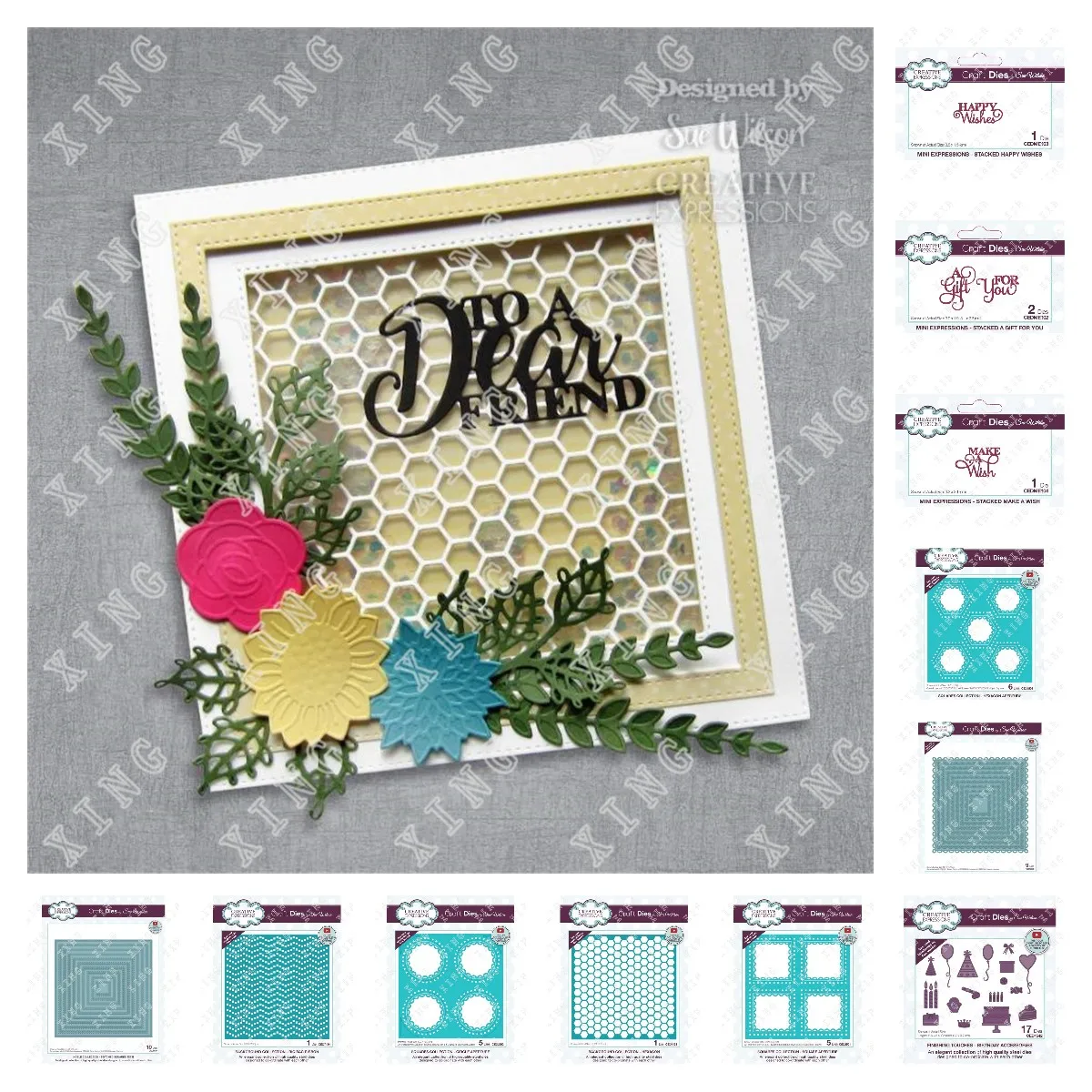 

Scalloped Stitched Hexagon Circle Square Apertur Birthday Accessories 2022 New Hot Sell Craft Cut Dies Diy Paper Card Scrapbook