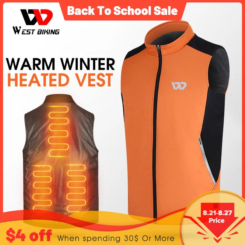 

Winter Heated Vest Men Women Sportswear USB Heated Jacket Motorcycle Cycling Thermal Hunting Camping Clothing M-2XL
