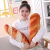 JBTP Simulational Bread Plush Pillow Creative Food Plush Toy Funny Fastfood Nap Pillow Cushion Home Decor Kids Toy Birthday Gift 5