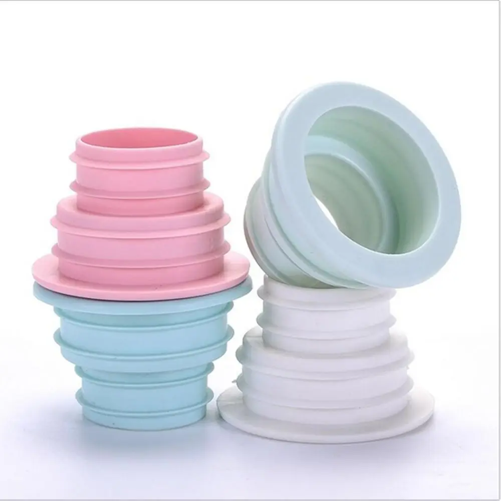 Bathroom Accessories Set Basin Drain Ring 1Pcs Sewer Pipeline Deodorant Silicone Ring Washer Tank Sewer Pool Floor Drain Ring Sealing Seal Plug Pest Control