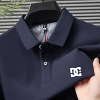 Polo tricoté à manches courtes pour homme, confortable et tendance, nouvelle collection été, col polo, style décontracté, best-seller 3