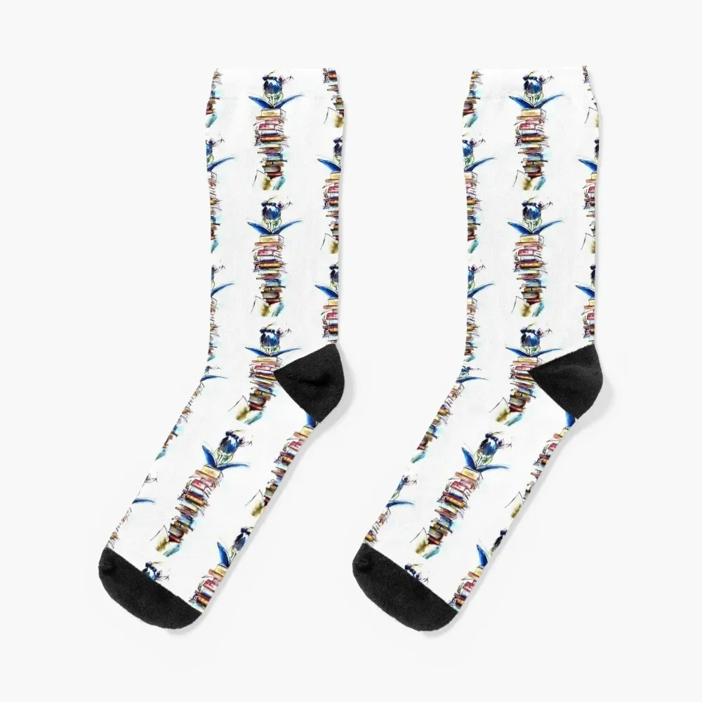 Japanese Pleasure of reading Socks floor Hiking boots luxe Socks Men Women's
