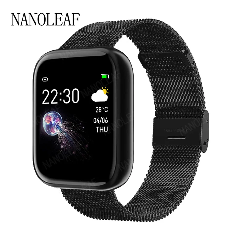 Smart Watch for Android with Full Touch Screen Heart Rate Monitor Pedometer Waterproof Fitness Tracker Health Digital Wristwatch 