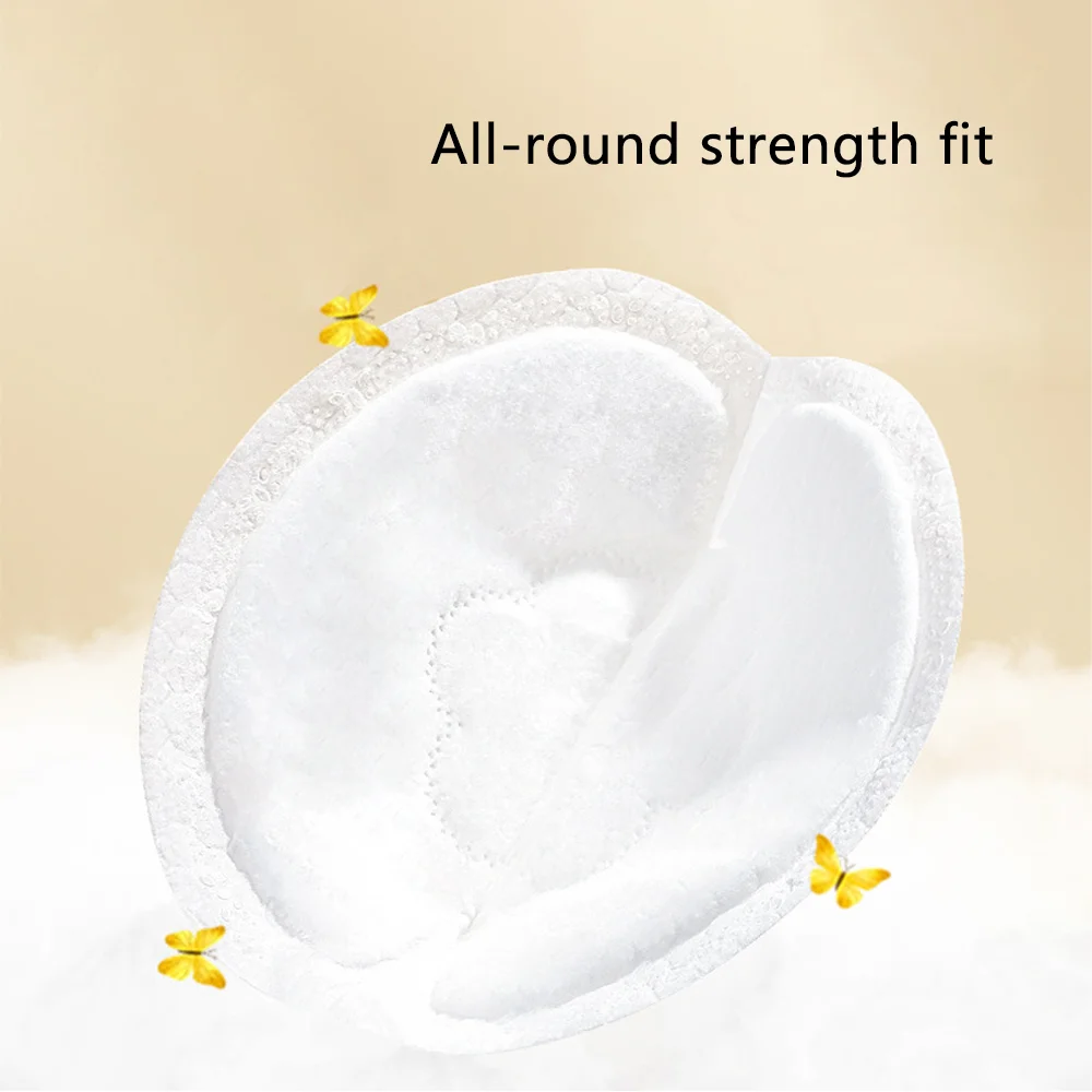 100PCS Breastfeeding Disposable Breast Nursing Pads Breathable Slim Super Absorbency Cotton Breast Pad Nurs 3