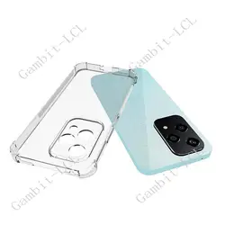Shockproof Anti-Falling Soft Silicone TPU Back Cover for Honor 200 Lite (Clear)