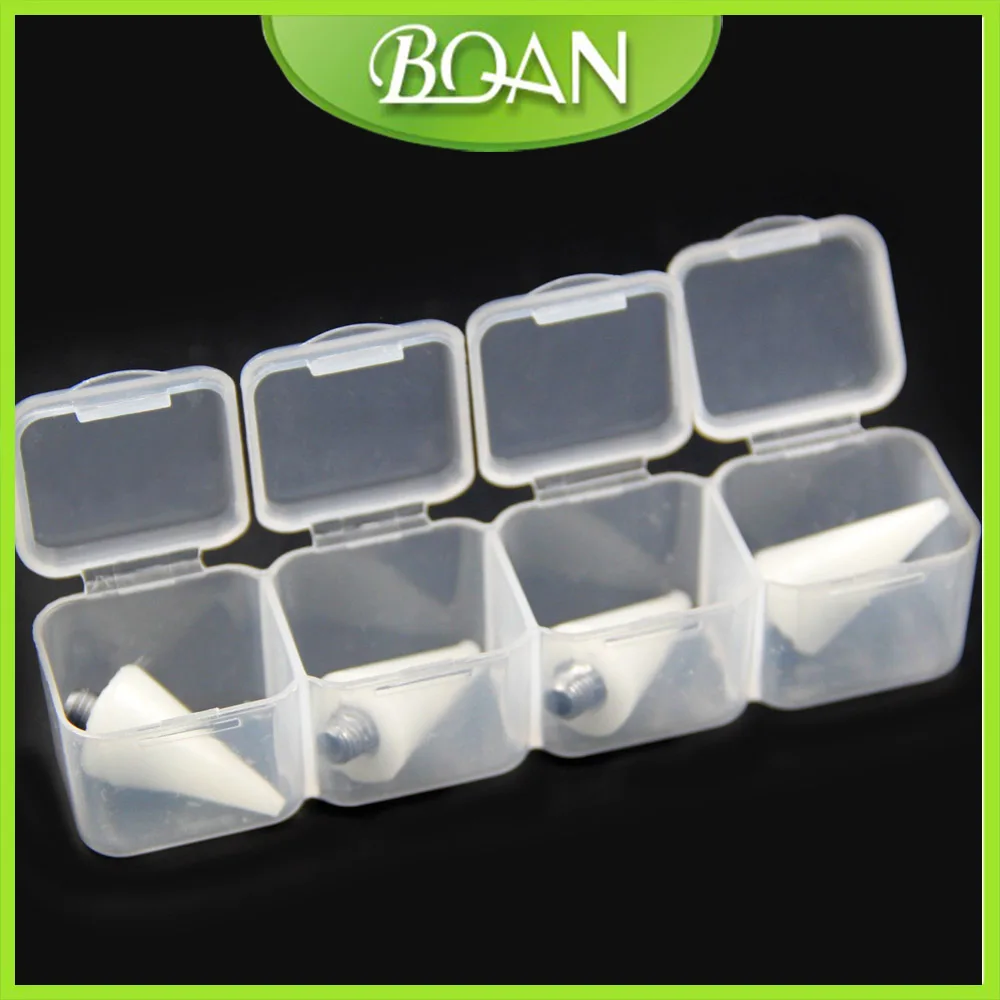 BQAN 4PCS Replaceable Nail  Brush Dotting Wax Pencil Head Beads Rhinestones Gems Picker Wax Head Self-adhesive Nail Tips Picking 3