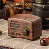 BT01 Retro Bluetooth5.0 Speaker Wooden Old Fashioned Classic Style Strong Bass Enhancement Loud Volume Sound Box With FM Radio 1