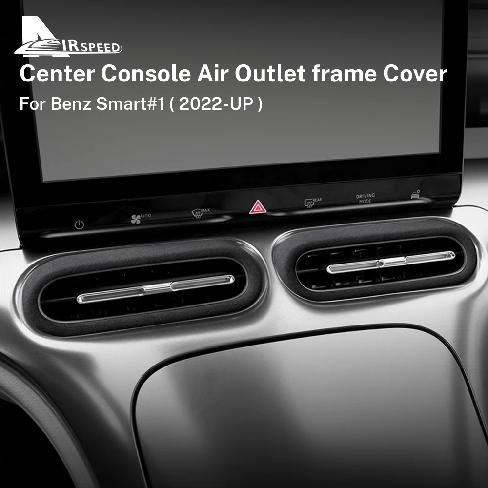 Italia Super Suede Car Center Console Air Vent Outlet Frame Cover Per Mercedes Benz Smart Fortwo 1 Brabus 1 Benz Smart 2022 2023