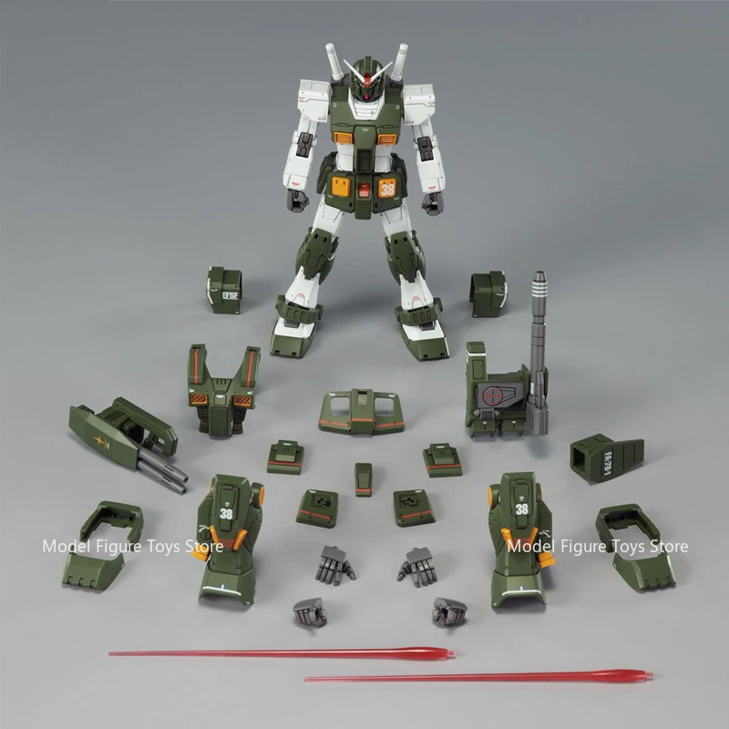 반다이 Genuino 1/144 HG-FA-78-1 풀 아머 건담 모델 애니메이션 키트 조립 애니메이션 모델 액션 장난감 컬렉션 모델 선물