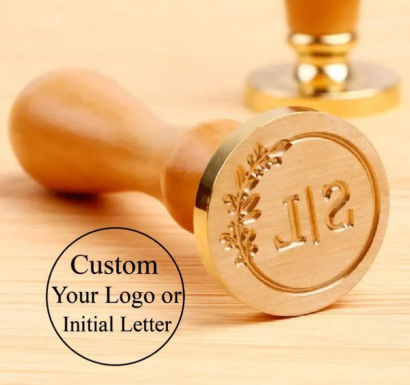 New customize double Name 2 initials personalized Letter stamp/Sealing Wax /wedding Wax Seal Stamp Custom invitations envelop