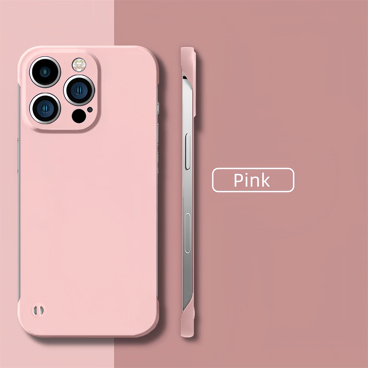 Ultra Thin Minimalist Borderless Matte Phone Case