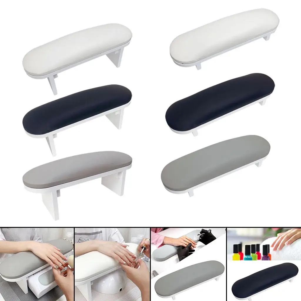 Nail Arm Rest Manicure Desk Station Table for Wrist Nail Tech use Nail Solon