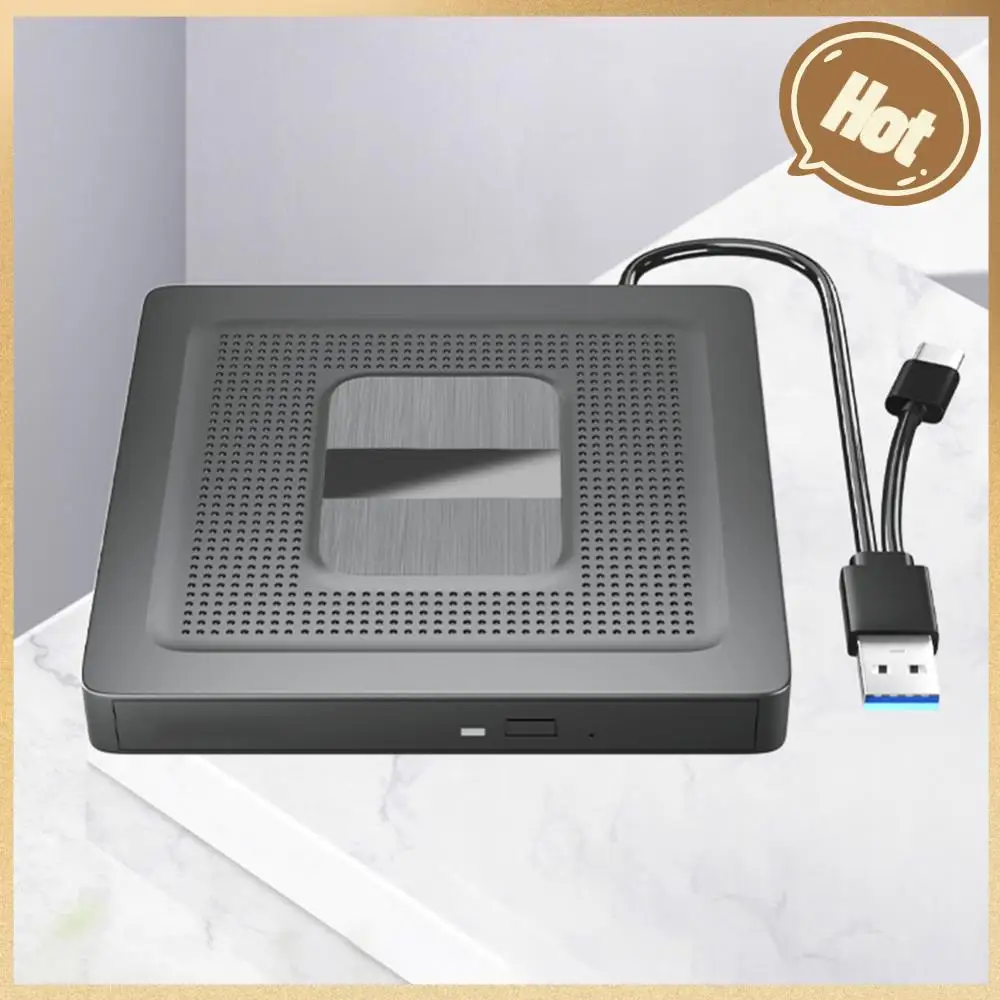 외부 CD DVD 드라이브, USB 3.0 C 타입 광학 디스크 드라이브, 무료 드라이브 DVD 라이터, 컴퓨터 태블릿 데스크탑용 외부 광학 드라이브
