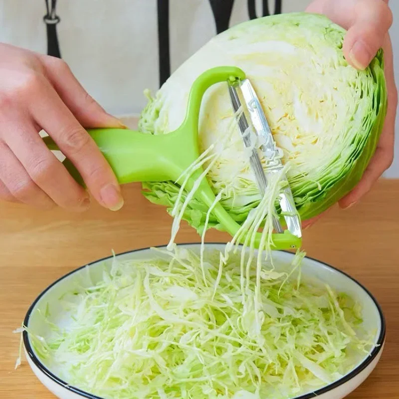 Peeler Vegetables Fruit Stainless Steel Knife Cabbage Graters Salad Potato Slicer Kitchen Accessories Cooking Tools Wide Mouth