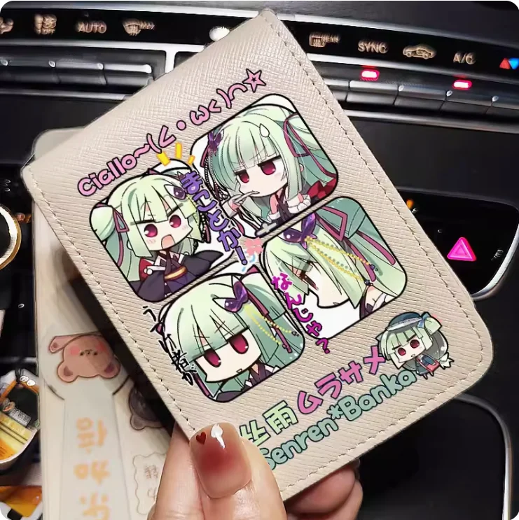 Anime Senren*Banka Fashion Wallet PU Purse Card Cash Holder Bag Cosplay Gift B308