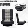 Swivel Gaming Chair Multipurpose Floor Gaming Chair for Playing Video Games, TV, Reading /Lumbar Support 2