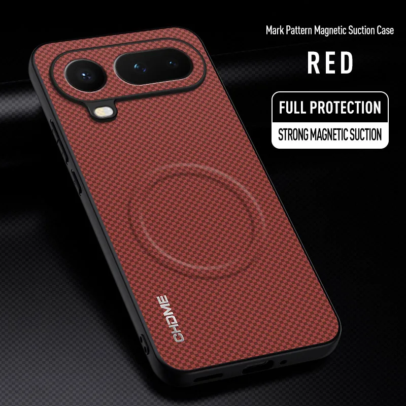 Magnetic Car Mount Anti-Drop Protective Back Case with Soft Edge